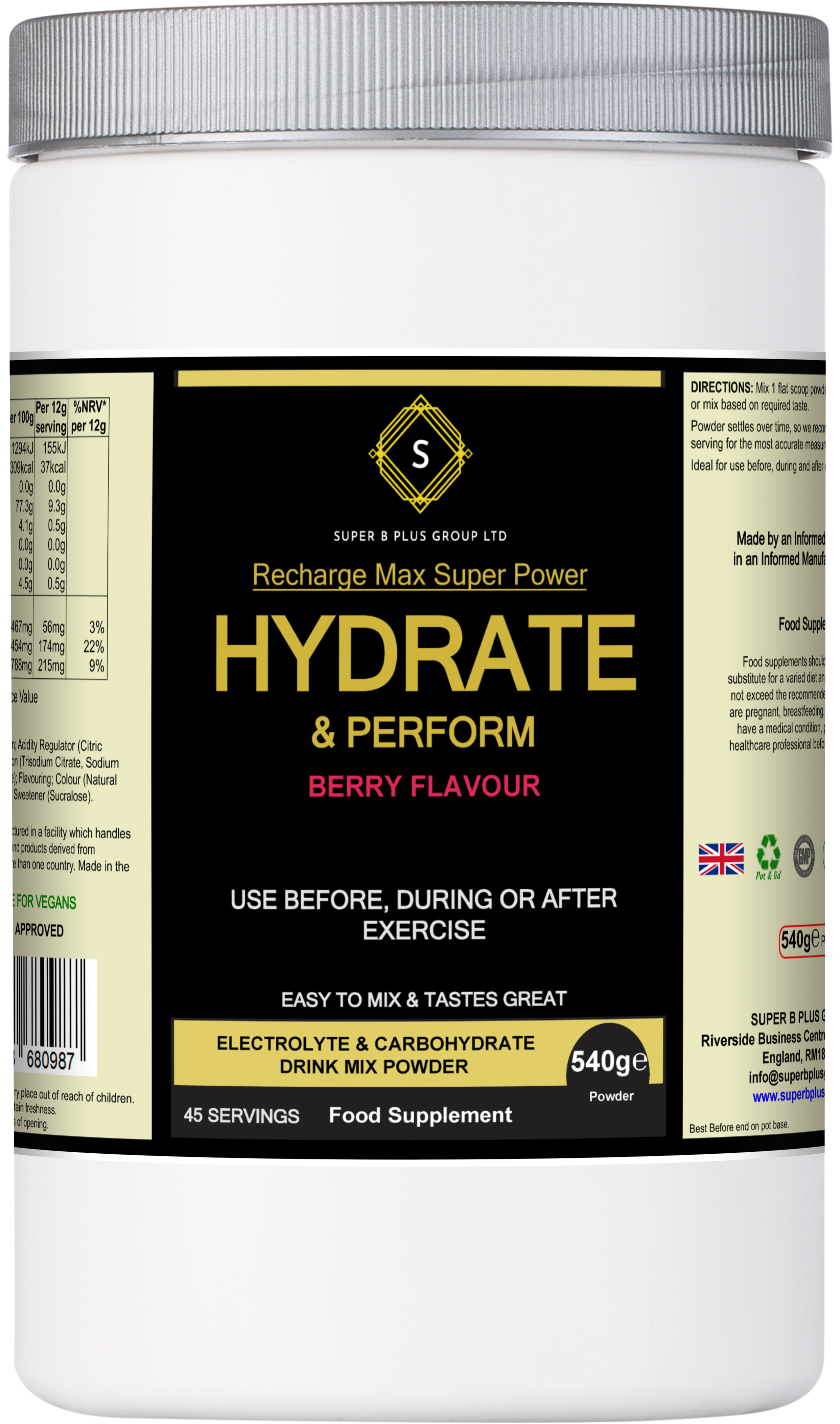 HYDRATE & PERFORM