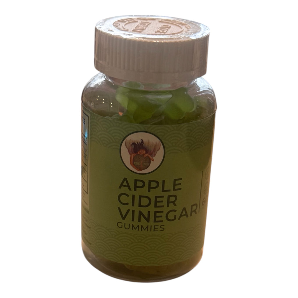 Mother Earth Apple Cider Vinegar Gummies. “With The Mother” - 60 Gummies. Vegan Friendly.