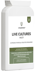 Live Cultures Multi | 8 Strains, 4 Billion CFU – 30 Capsules